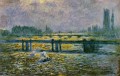 Charing Cross Bridge Reflections on the Thames Claude Monet